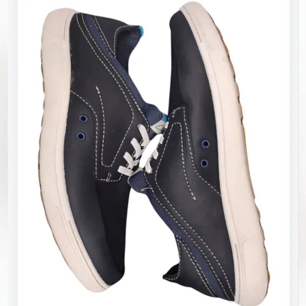 Clarks Men's Mapstone Easy Sneaker (Navy Blue) 10M
